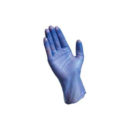 Pip Ambi-dex 64-V77BPF, Vinyl Disposable Gloves, 5 mil Palm , Vinyl, Powder-Free, M, 100 PK, Blue 64-V77BPF/M